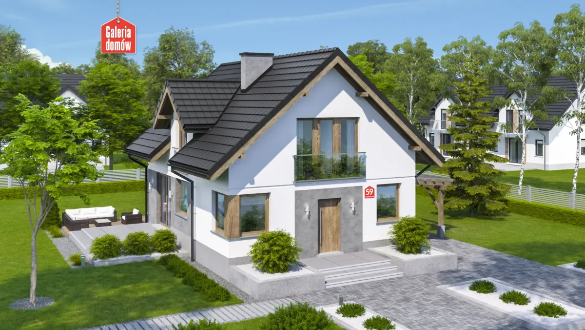 Dom przy Cyprysowej 59 – wizualizacja